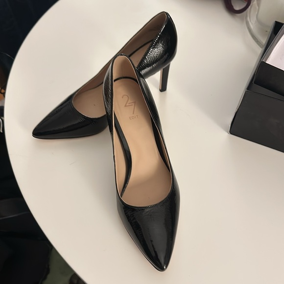 27 Edit Naturalizer Allana black patent heels - Picture 3 of 10
